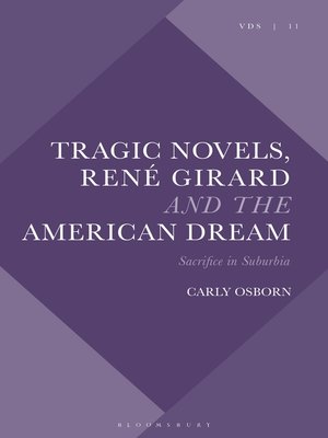 cover image of Tragic Novels, René Girard and the American Dream